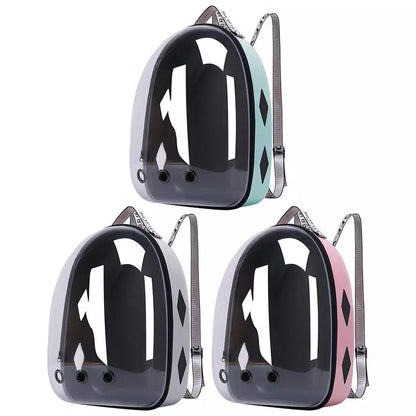 MOCHILA TRANSPORTADORA DE MASCOTAS DE ACRILICO TRANSPARENTE CON VENTILACION [BAG52]