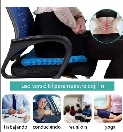 Cojin Gel Silicon Ergonómico Asiento