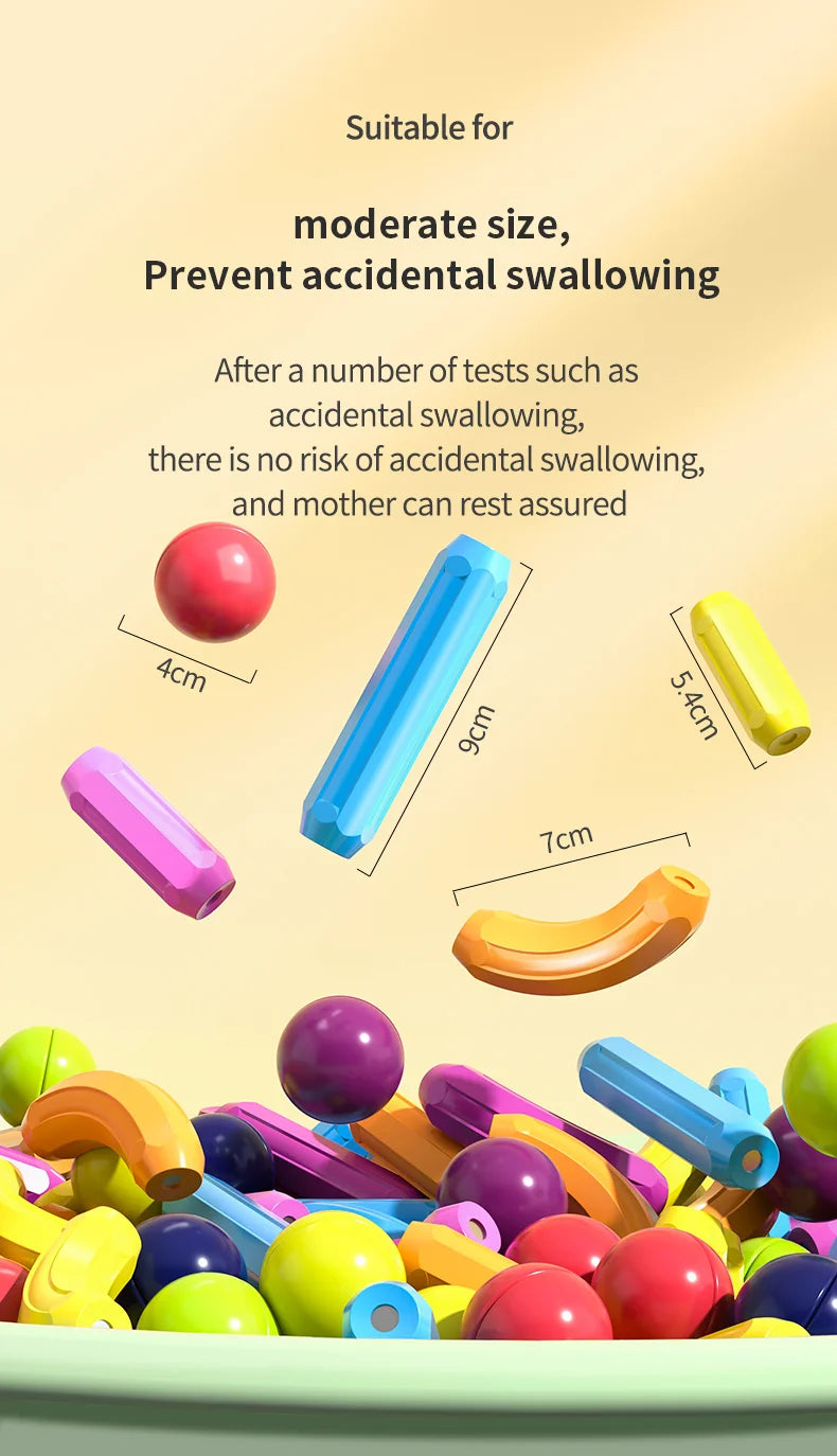 Bloques de construcción con varillas magnéticas y imanes, juego de bloques de construcción, juguetes para niños Montessori, juguetes educativos para niños,.