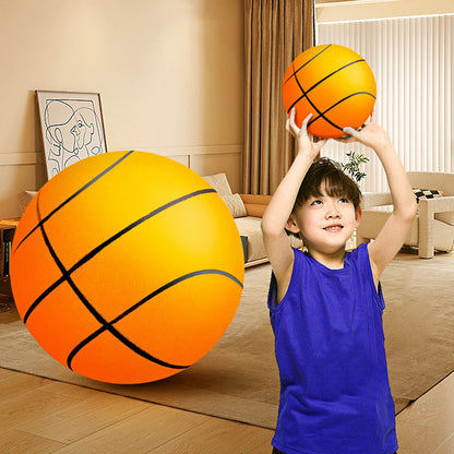 balon de Baloncesto silencioso, pelota de baloncesto silenciosa, pelota de baloncesto de espuma, pelota de baloncesto silenciosa, pelota de baloncesto de 18/21/24 cm, juguetes deportivos de fútbol que rebotan